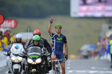 O português Rui Costa surpreendeu os favoritos e foi o grande vencedor da 8ª etapa do Tour de France / Foto: Divulgação